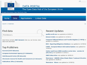 data.gov.eu screenshoot